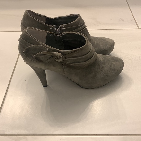 Like new! Gray Booties. - Picture 2 of 3